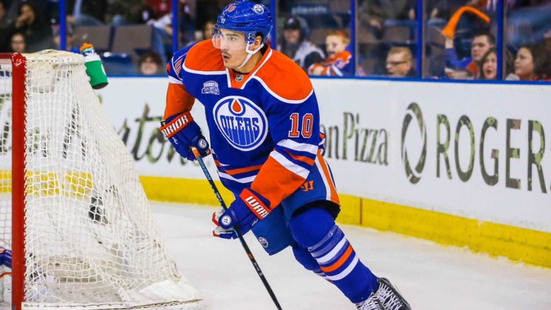 A photo of Nail Yakupov during the Oilers game