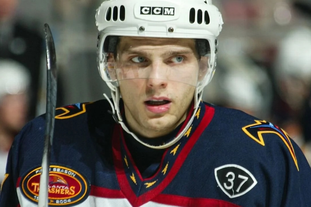 A closeup photo of Patrik Stefan
