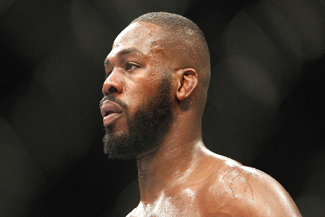 Jon Jones standing in the octagon